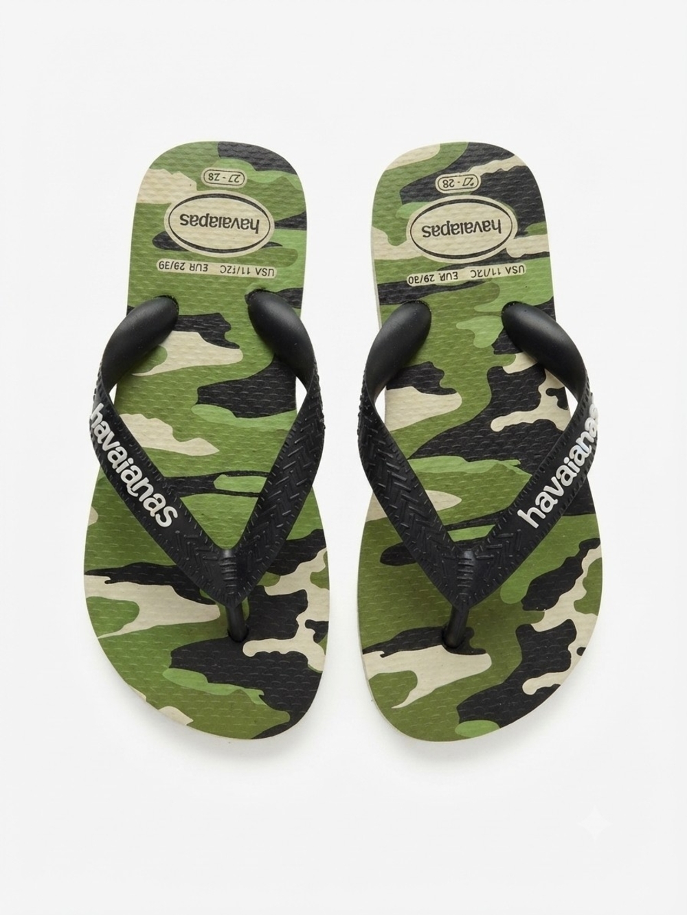 Havaianas Camouflage Flip Flops - Green Camo